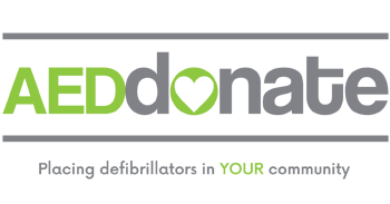  AED Donate  logo