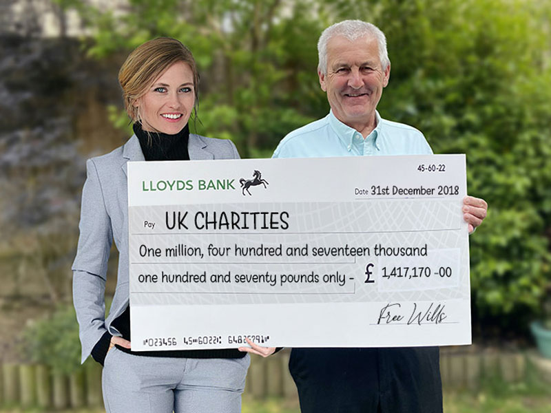 charity cheque 2018