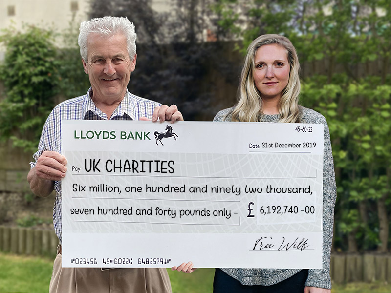 charity cheque 2019