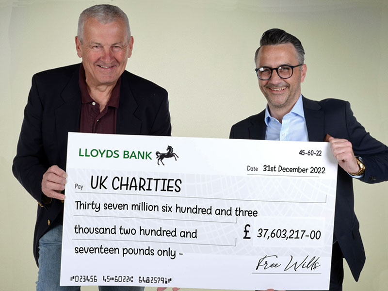 charity cheque 2022