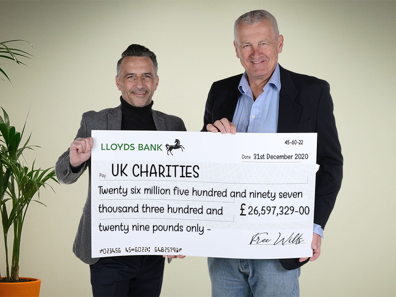 charity cheque 2020